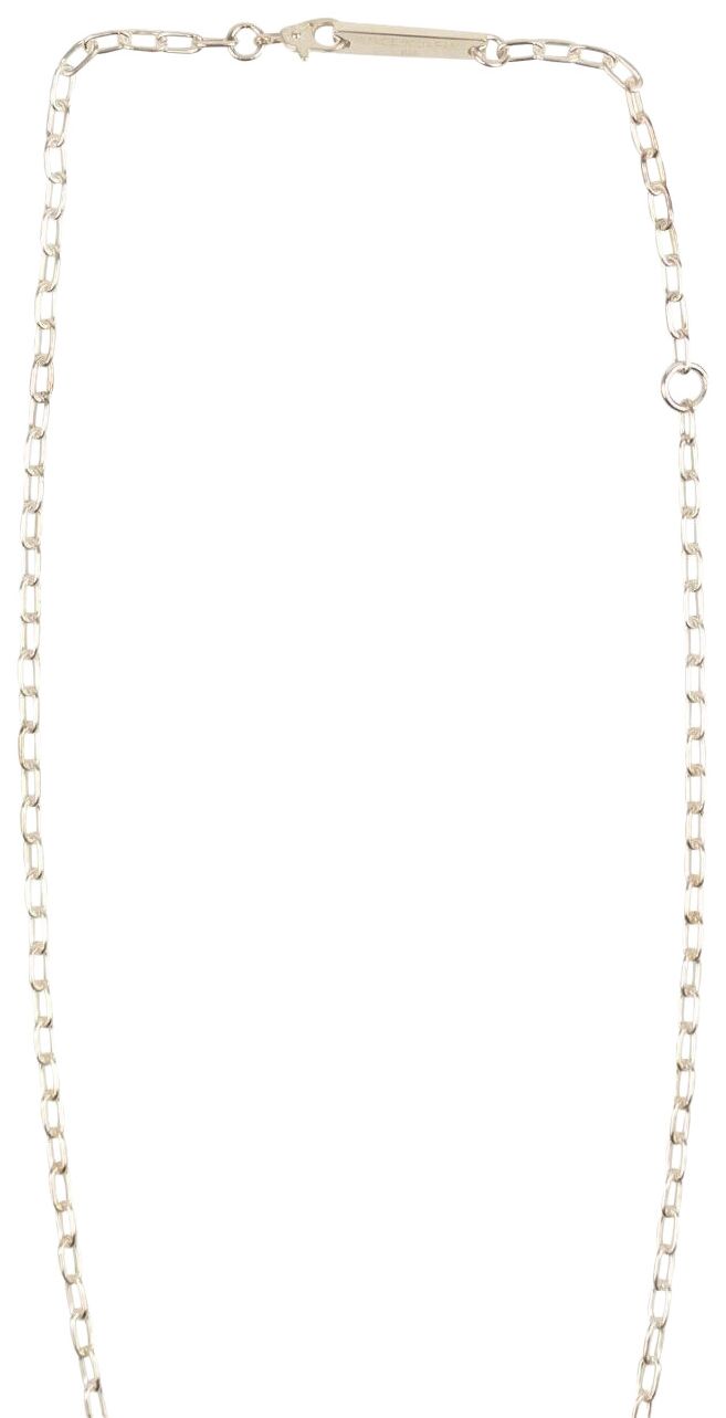 Ambush Metal Heart Necklace Silver