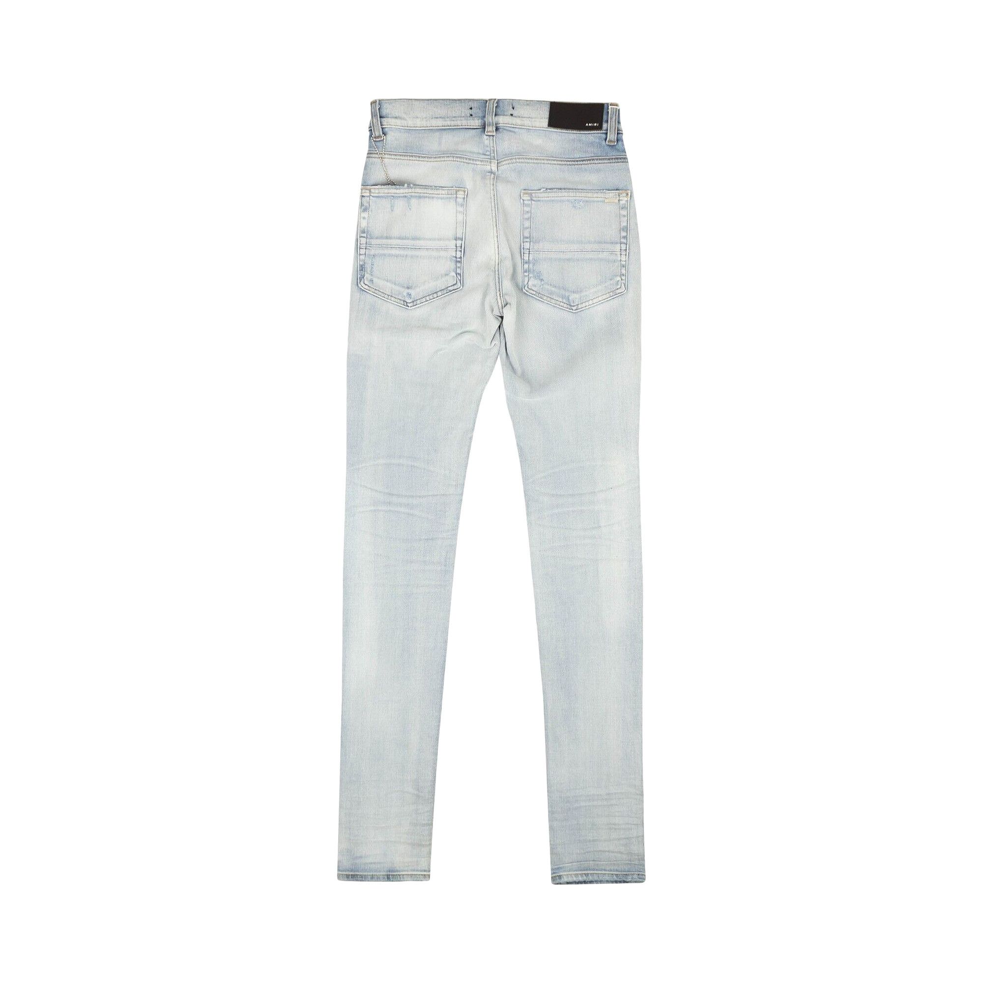 Buy Amiri Bandana MX1 Denim Skinny Jeans 'Blue' - SS22MDS002 485