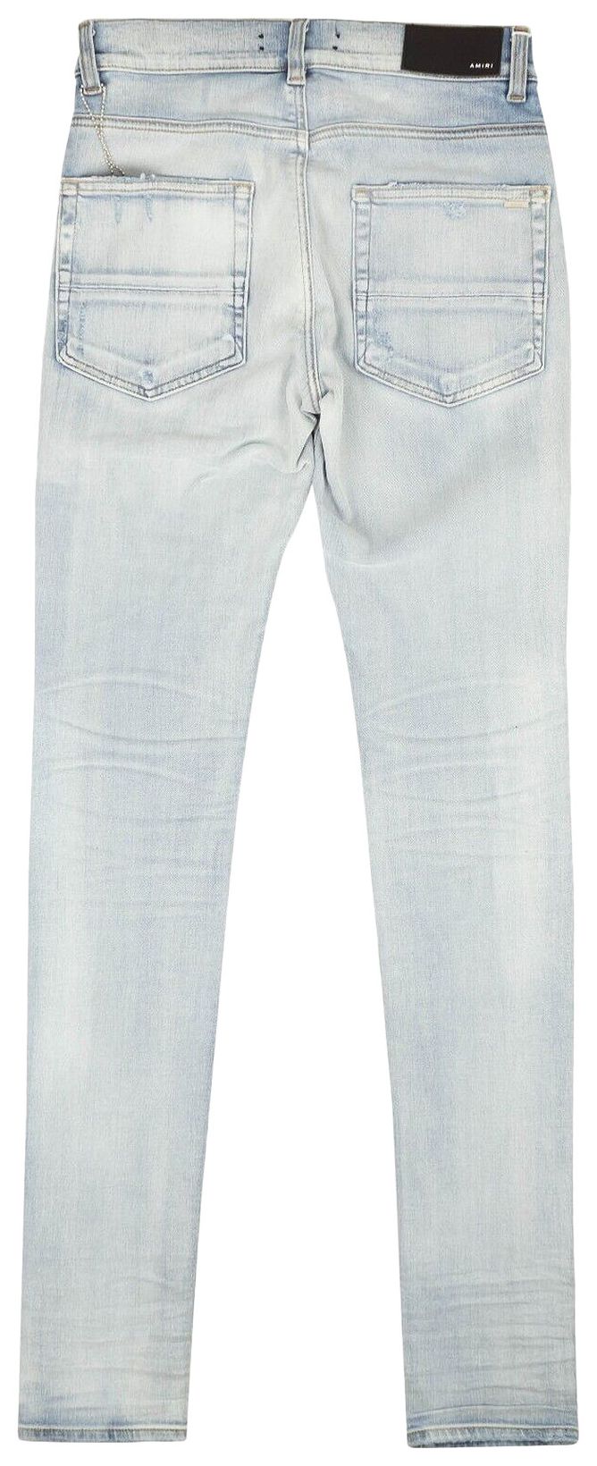 Amiri Bandana MX1 Denim Skinny Jeans Blue