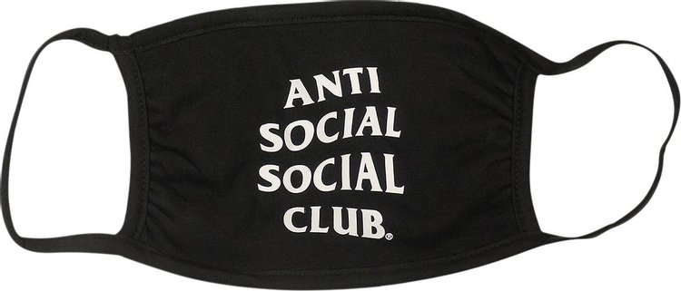 Anti Social Social Club Logo Face Mask 'Black'