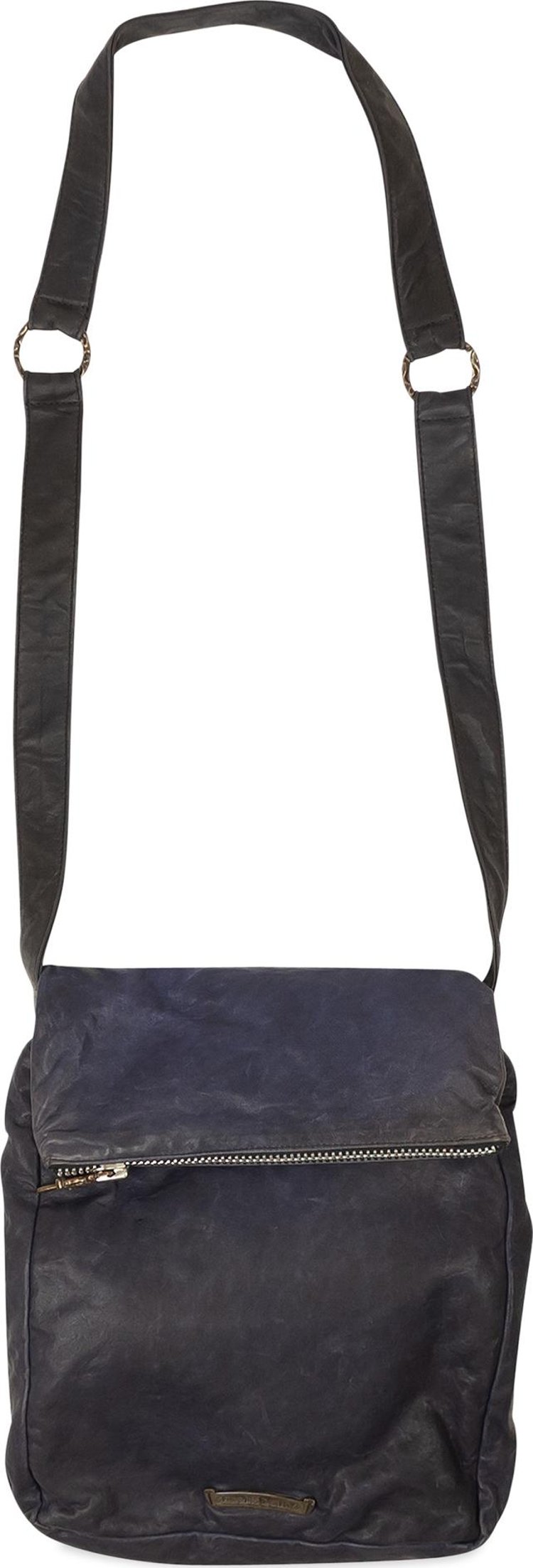 Chrome Hearts Leather Messenger Bag 'Blue'