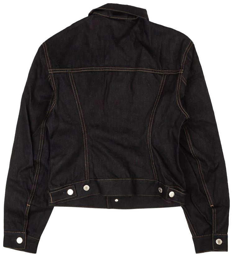 Helmut Lang Femme Trucker Jacket Blue