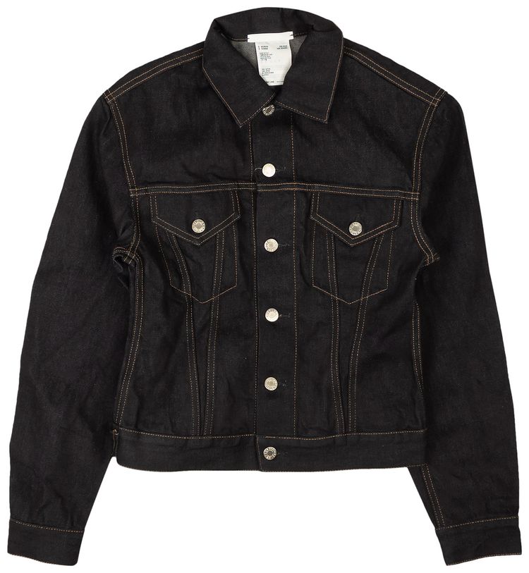 Helmut Lang Femme Trucker Jacket Blue