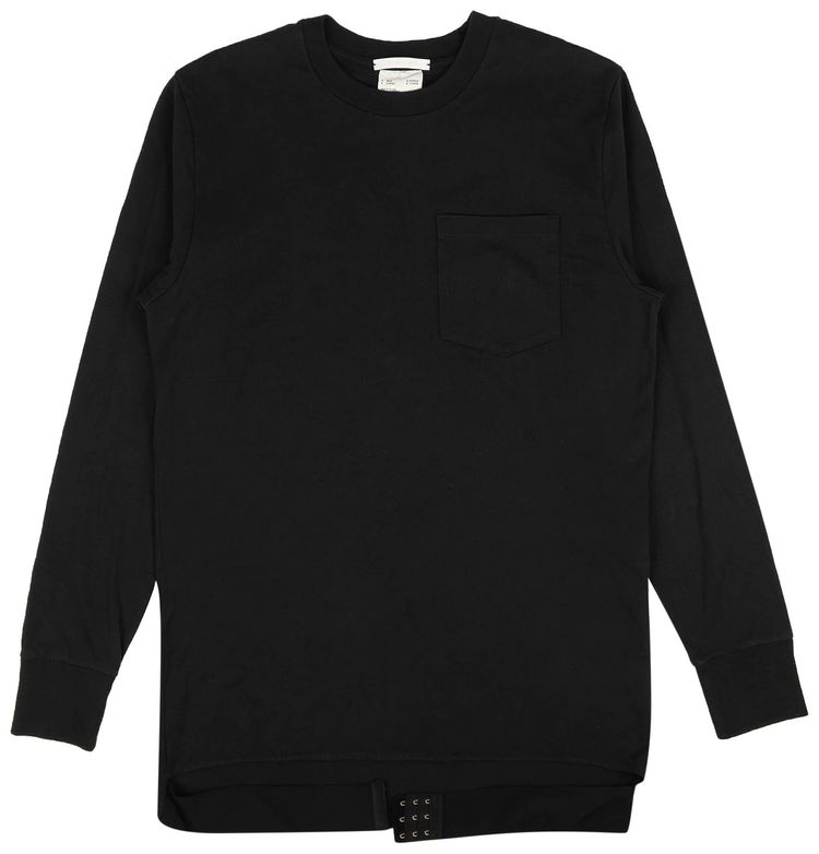 Helmut Lang Masc Belt Long Sleeve T Shirt Basalt