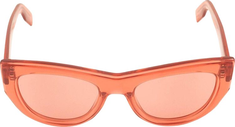 Kenzo Shiny Acetate Cat Sunglasses 'Orange'