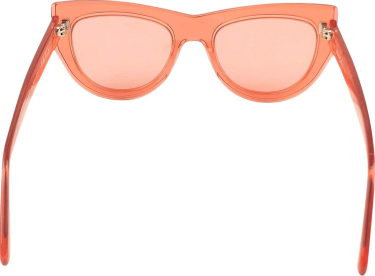 Kenzo Shiny Acetate Cat Sunglasses Orange