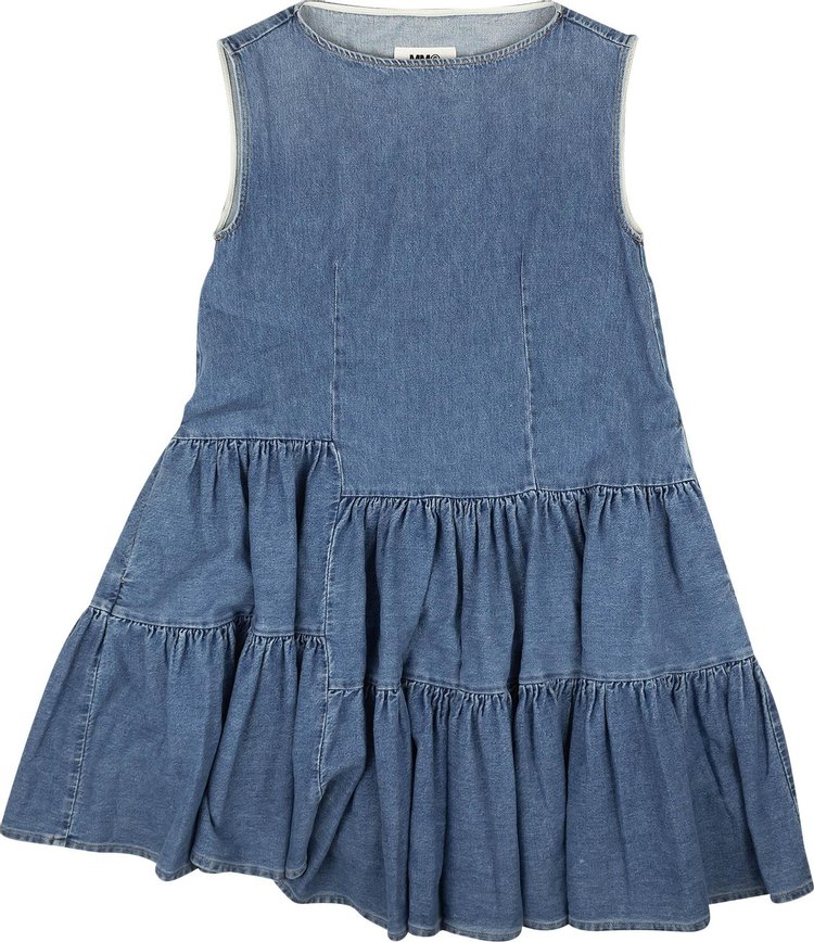 MM6 Maison Margiela Denim Sleeveless Dress 'Blue'