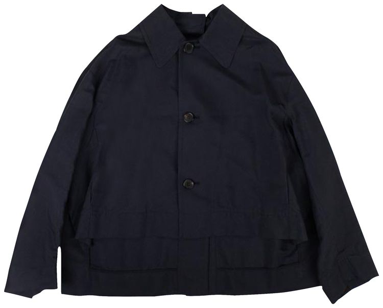 Marni Collared Button Down Jacket Blue