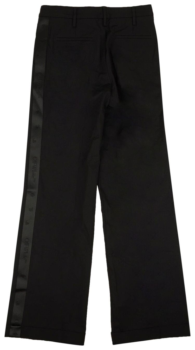 Off White Formal Dress Pant Black