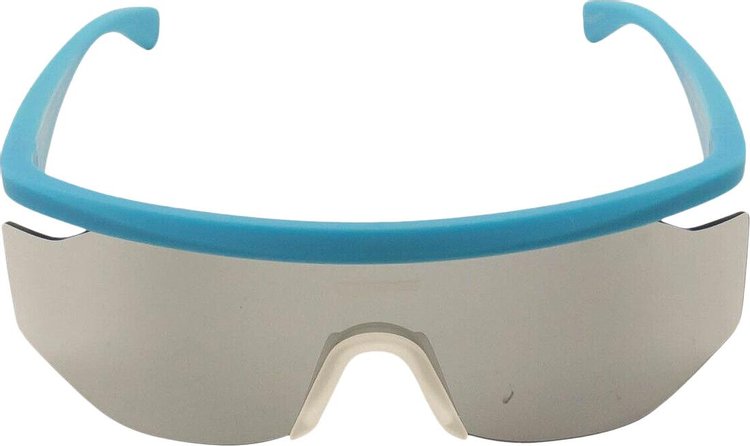 Off-White - Volcanite blue sunglasses with a metallic effect  OERI074S23PLA001 - buy with Ireland delivery at Symbol