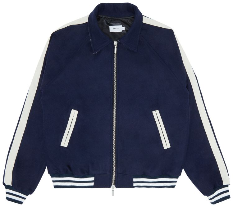Rhude Boys Signature Bomber Navy