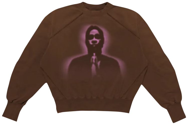Sp5der x Young Thug Crewneck Angel Brown