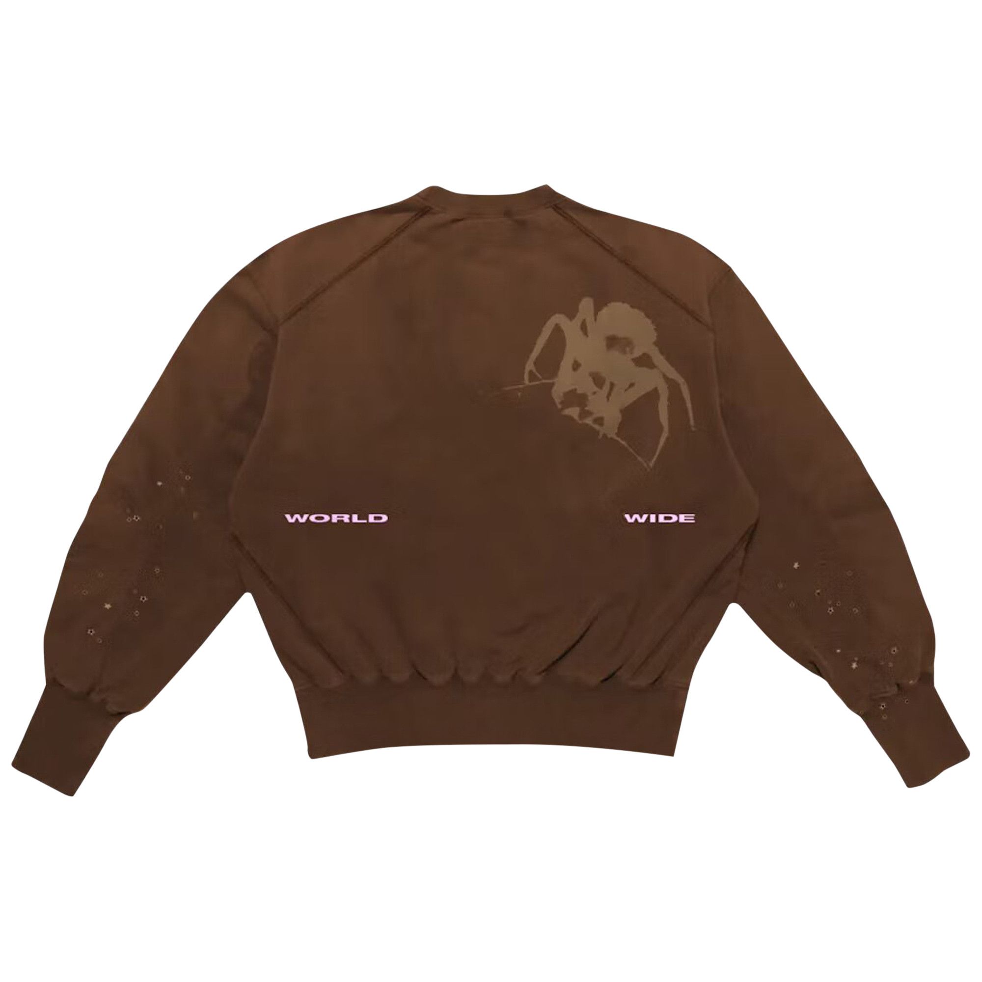 ◆SATUR◆ Angel graphic sweatshirt brown SA244UTM13BR SATUR Angel graphic sweatshirt cream SA244UTM13CR (SATUR