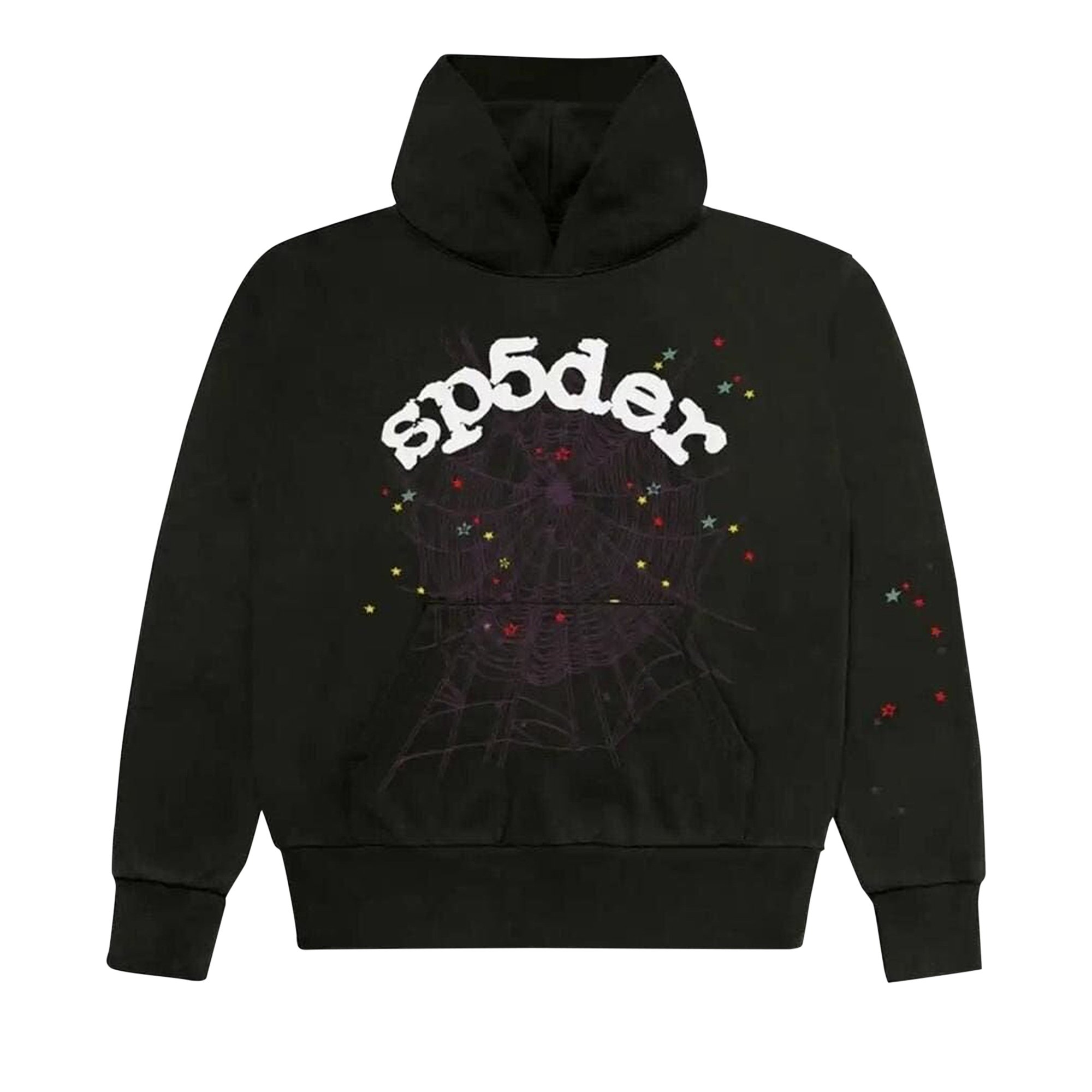 Buy Sp5der Logo Hoodie Sweatshirt 'Black' - 2406 100000106LHS BLAC 