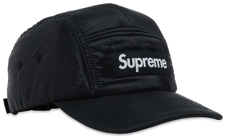 Supreme Quilted Liner Camp Cap Black