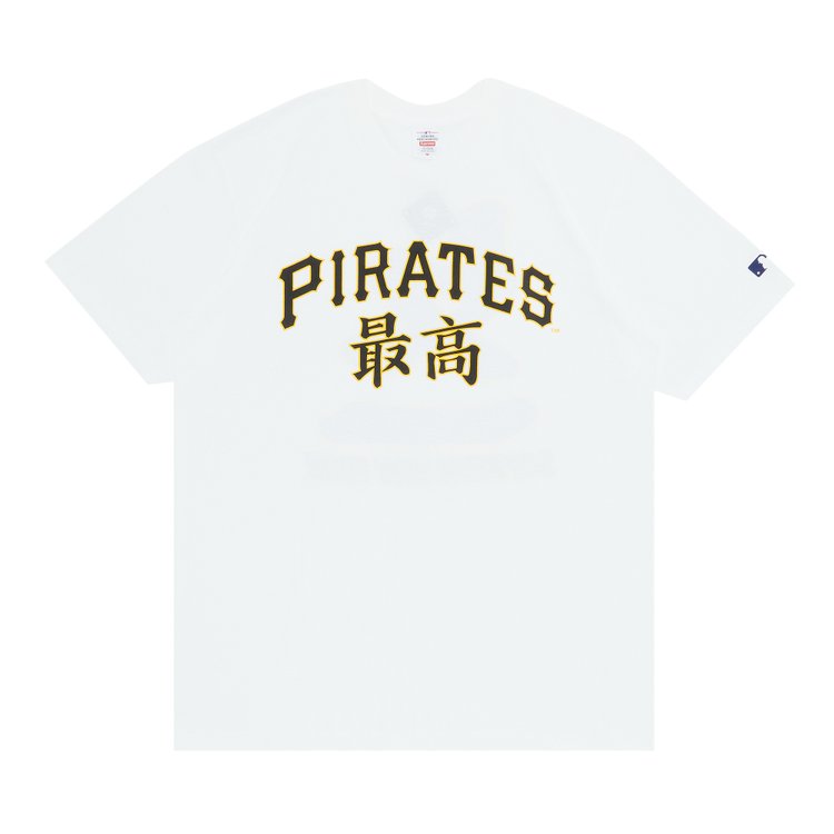 Supreme x MLB Kanji Teams Tee - Pirates 'White'