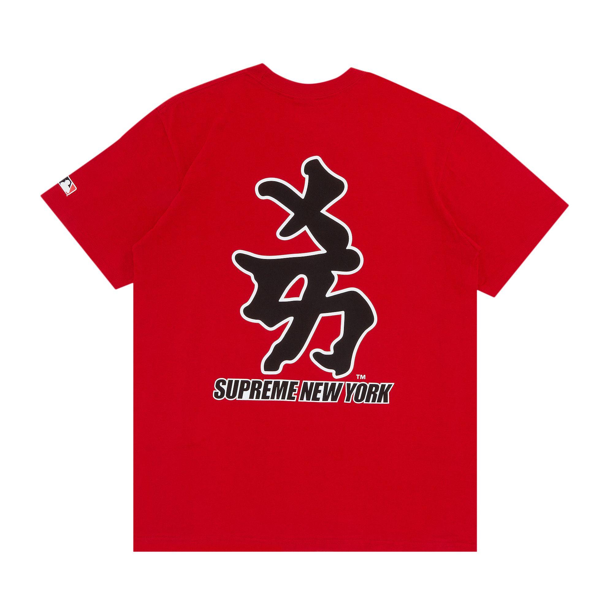 Buy Supreme x MLB Kanji Teams Tee - Yankees 'Red' - FW22T9