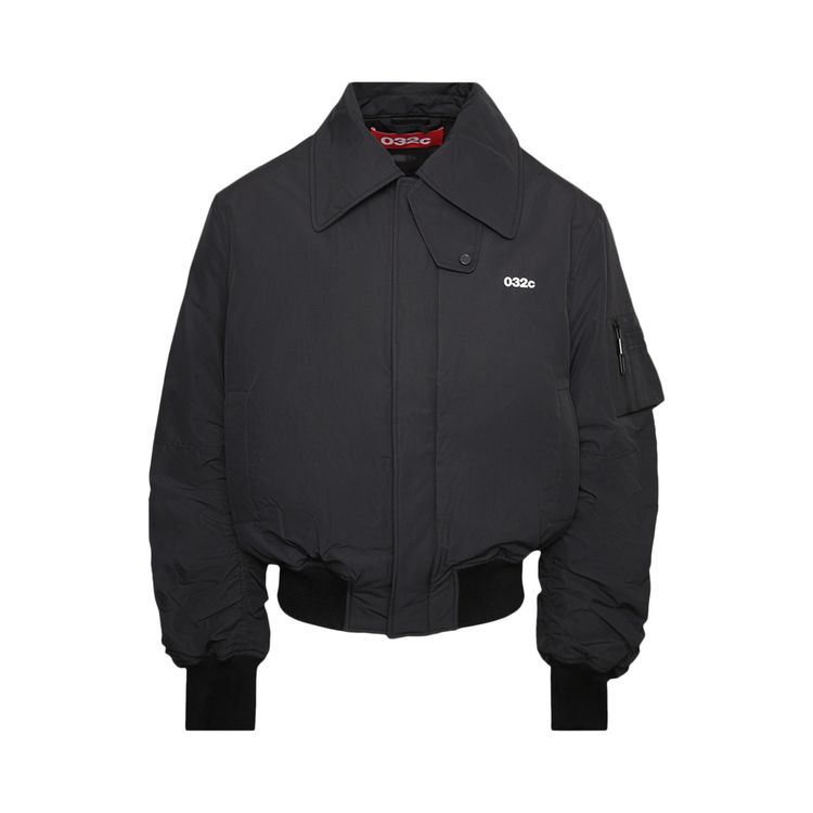 Buy 032C Classic Bomber Jacket Black FW22 W 4010 BLAC GOAT buy-032c-classic-bomber-jacket-black-fw22-w-4010-blac-goat