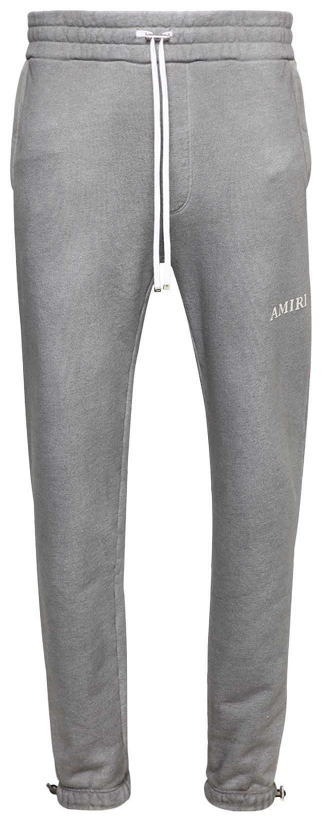 Amiri Aged Puff Logo Sweatpant Grey