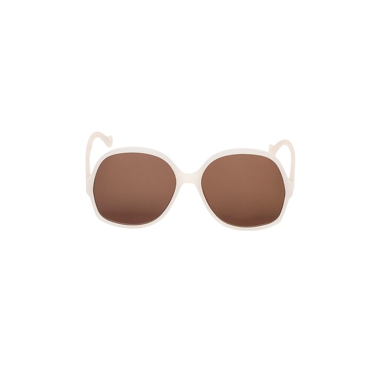 Loewe Sunglasses Shiny Milky IvoryTemple