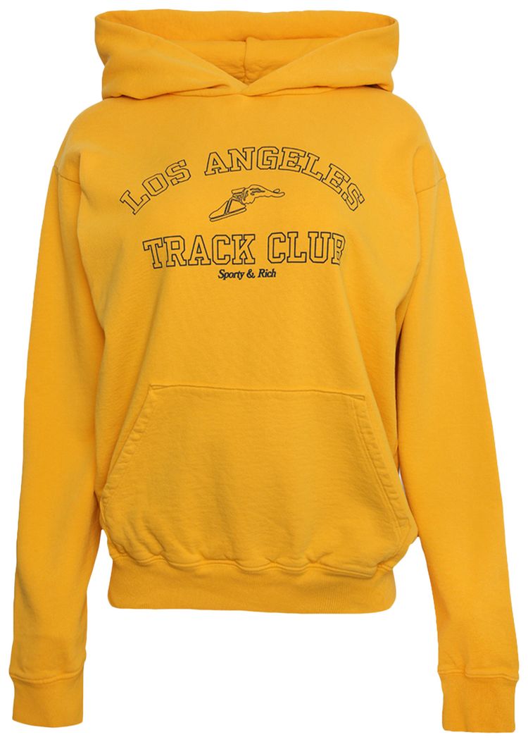 Sporty  Rich Track Club Hoodie Gold