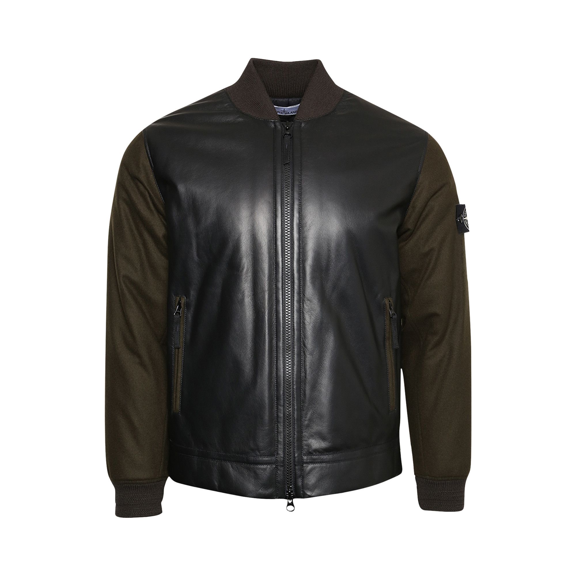 【超希少】1998AW Stone island leather coat Stone Island A⁄W\u002711 Leather Jacket Size Large \u2013 I Miss You MAN