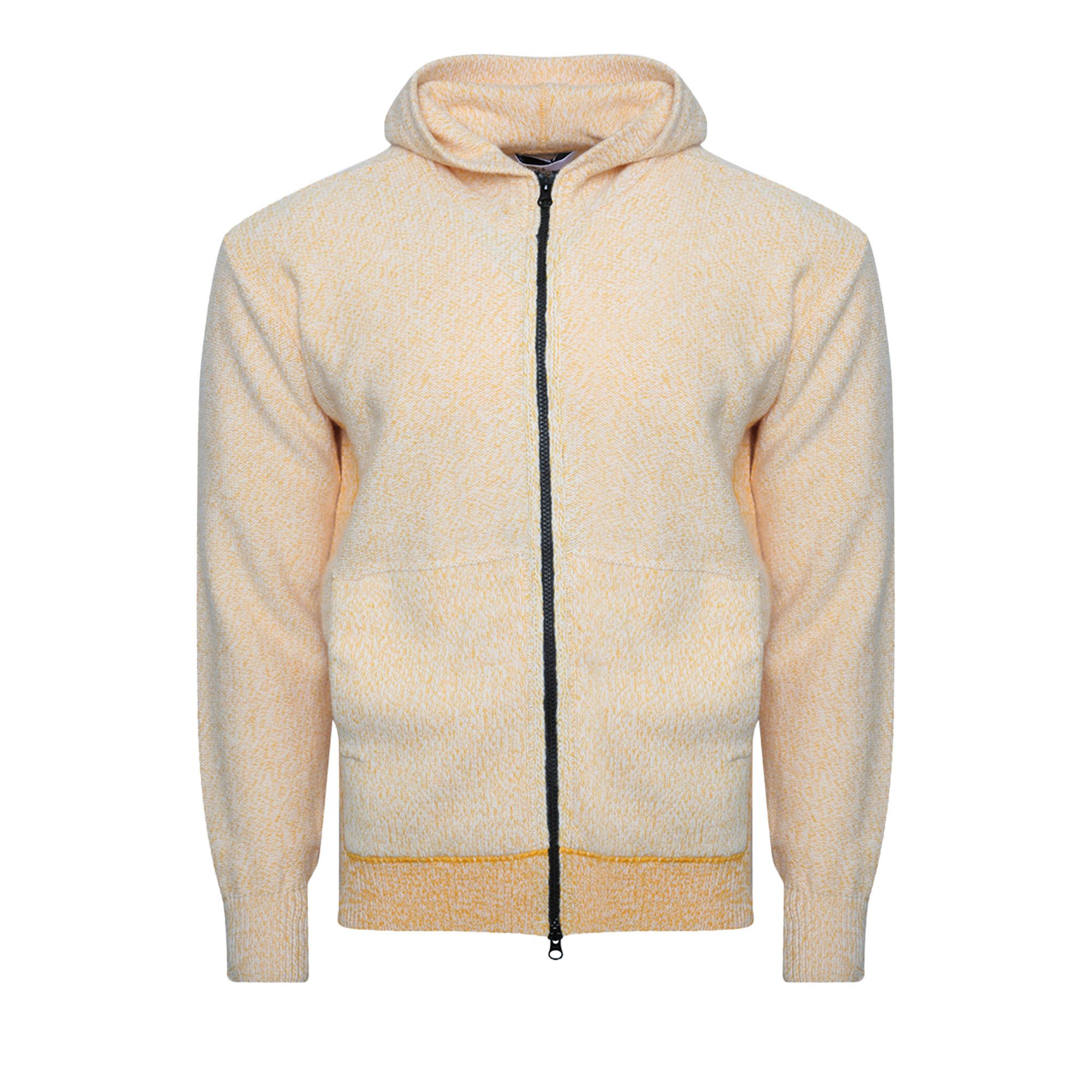 Buy Stone Island Hooded Cardigan Knit Yellow 7715528C7 V0030 GOAT SA