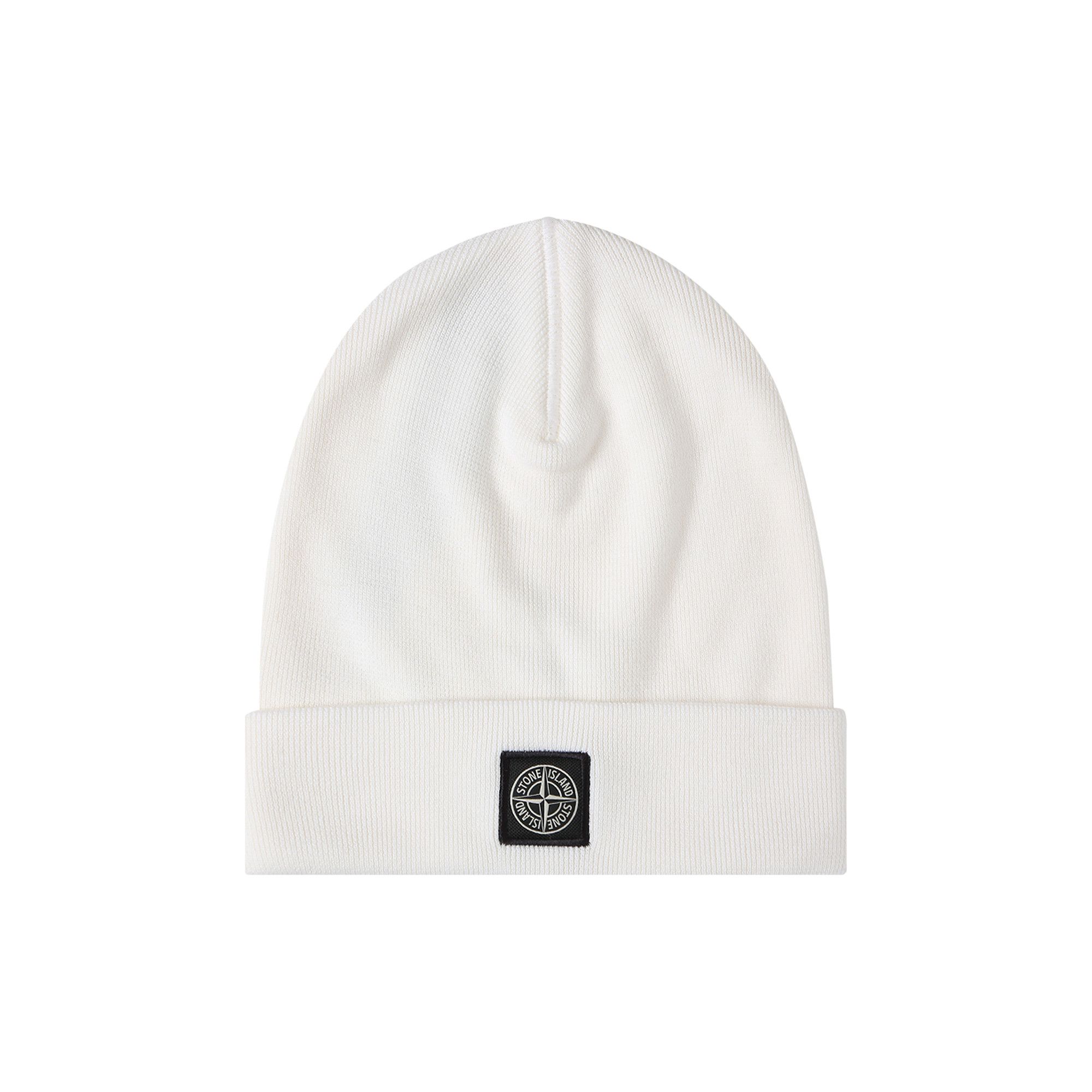 Stone island beanie white store