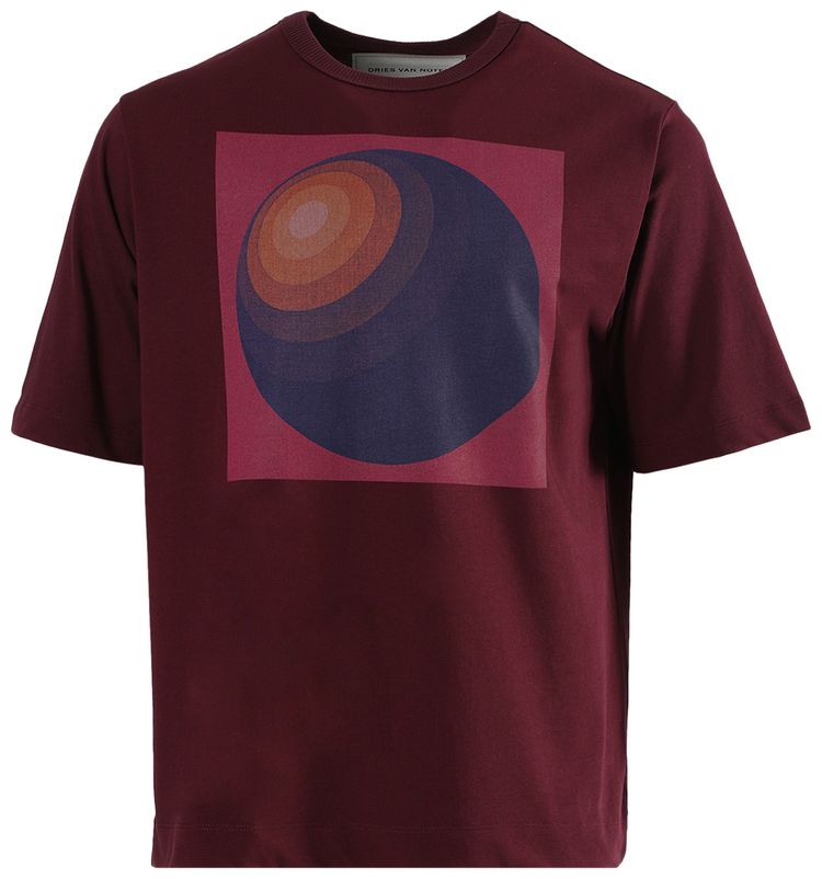 Dries Van Noten Globe T Shirt Yellow