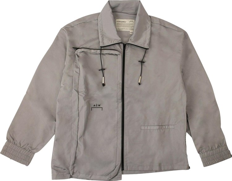 A-Cold-Wall* Multi Zip Windbreaker Jacket 'Slate Grey' | GOAT