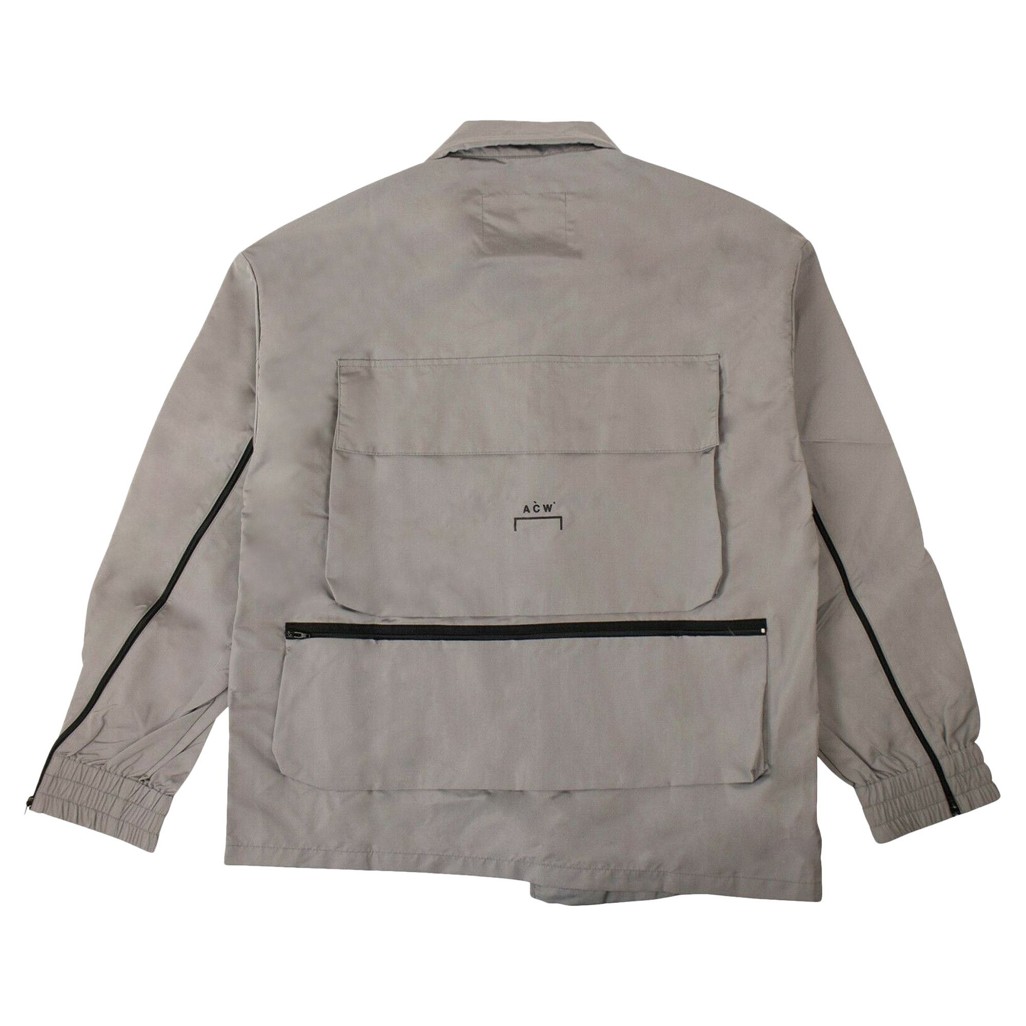 Buy A Cold Wall Multi Zip Windbreaker Jacket Slate Grey CWB104ORANGE SLAT GOAT SA