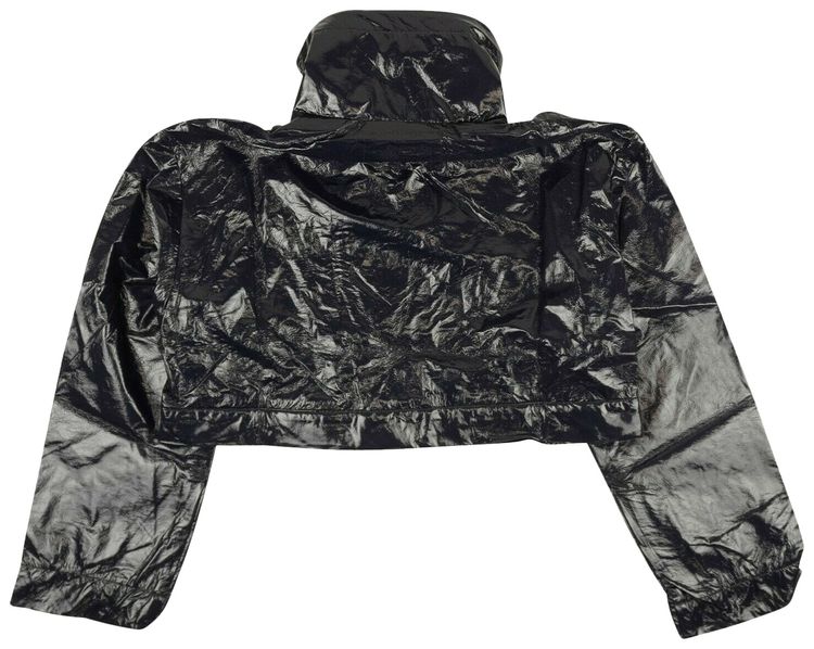 A Cold Wall Asymmetrical Shiny Field Jacket Navy