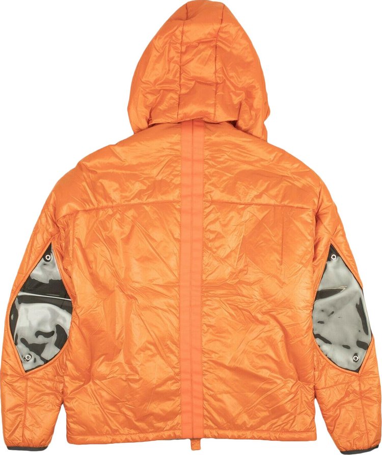 A Cold Wall Zip Up Hooded Jacket Orange