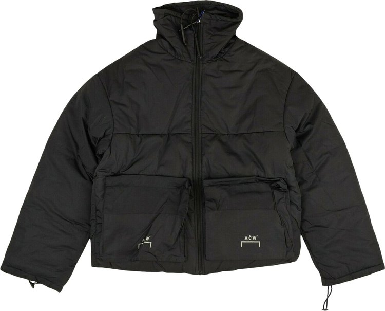 A-Cold-Wall* Logo Zip Up Puffer Jacket 'Black'