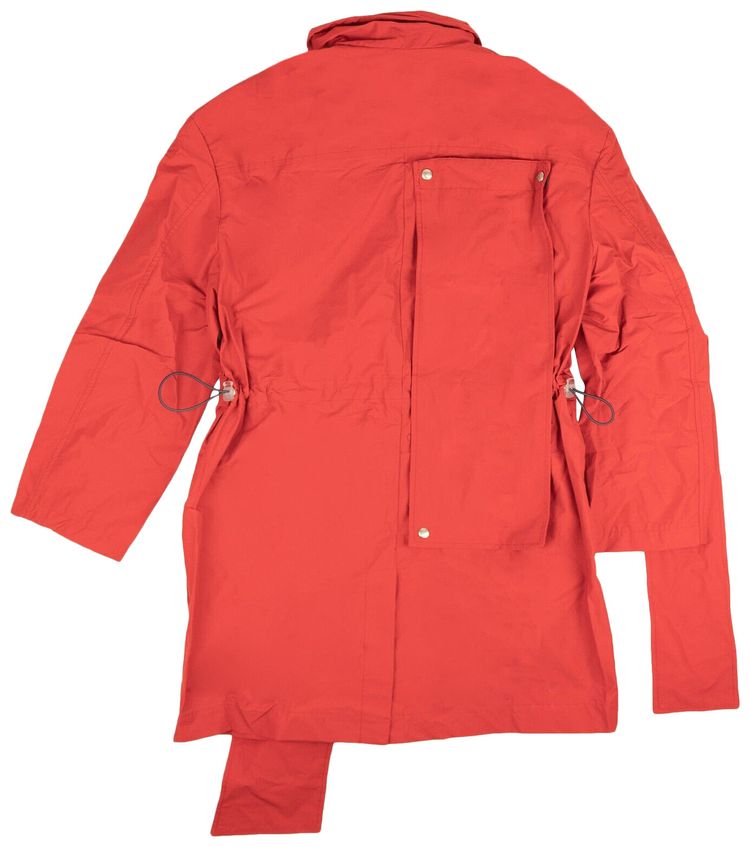 A Cold Wall Logo Zip Up Jacket Red