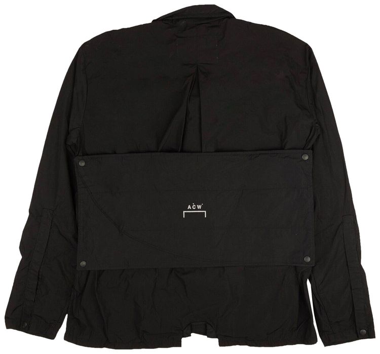 A Cold Wall Logo Windbreaker Jacket Black