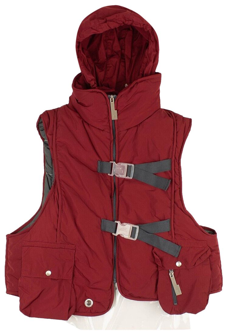 A Cold Wall Windbreaker Vest Red
