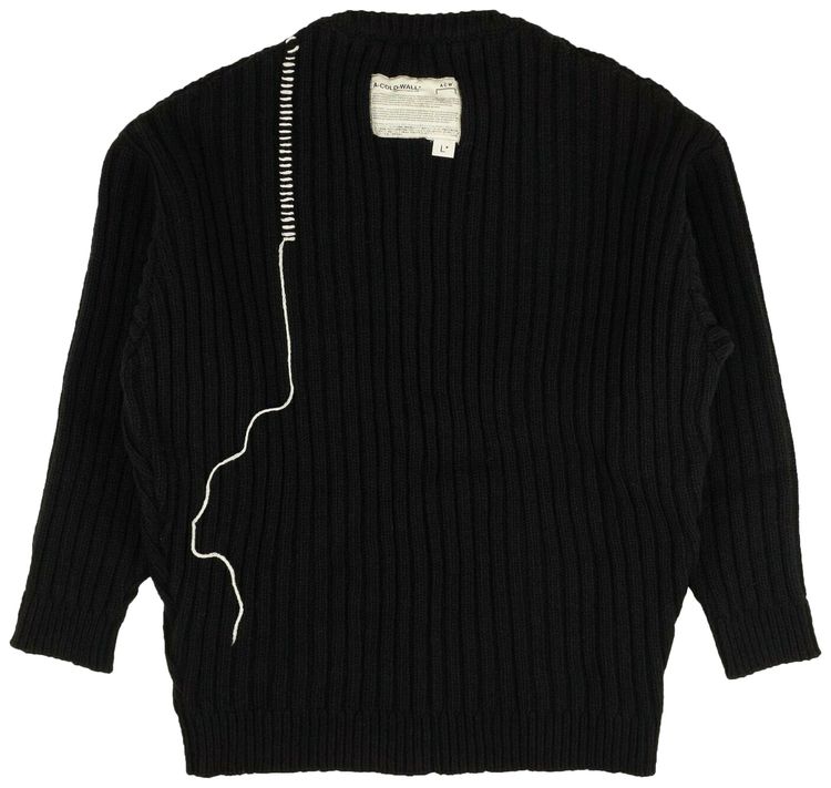 A Cold Wall Knit Pullover Sweater Black