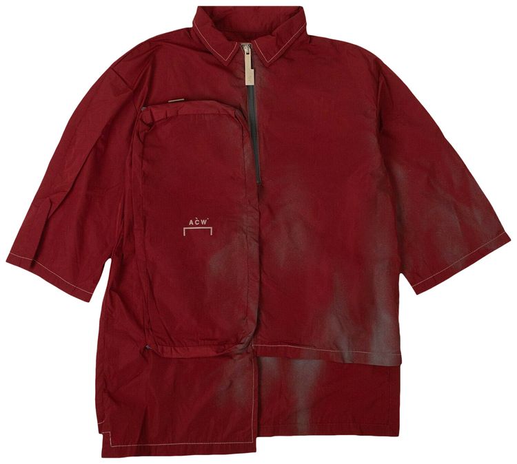 A Cold Wall Speckle Detail Windbreaker Red