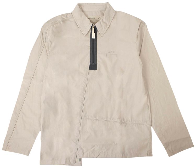 A Cold Wall Zipped Windbreaker Grey