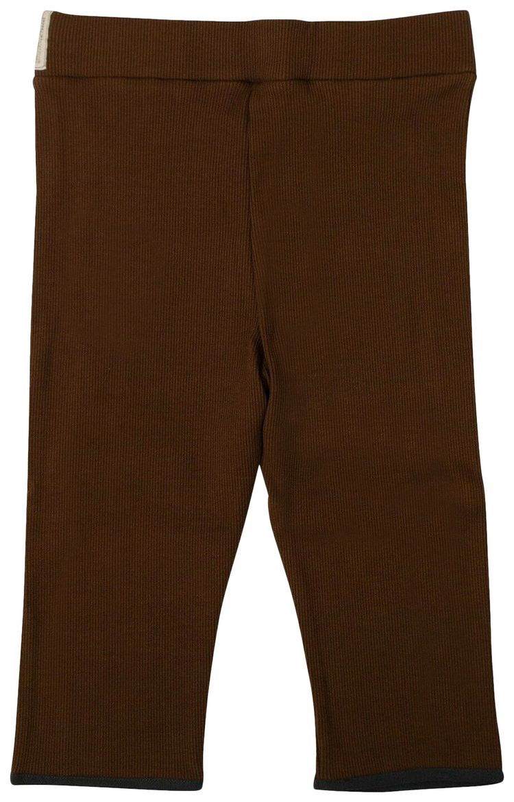 A Cold Wall Ribbed Knit Shorts Brown
