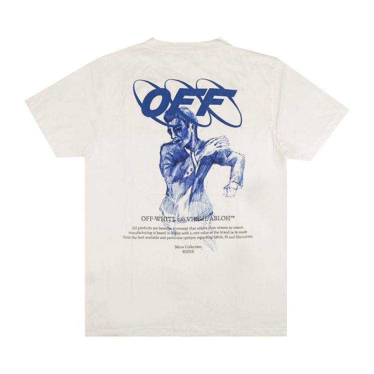 Off White Mirko Slim T Shirt White
