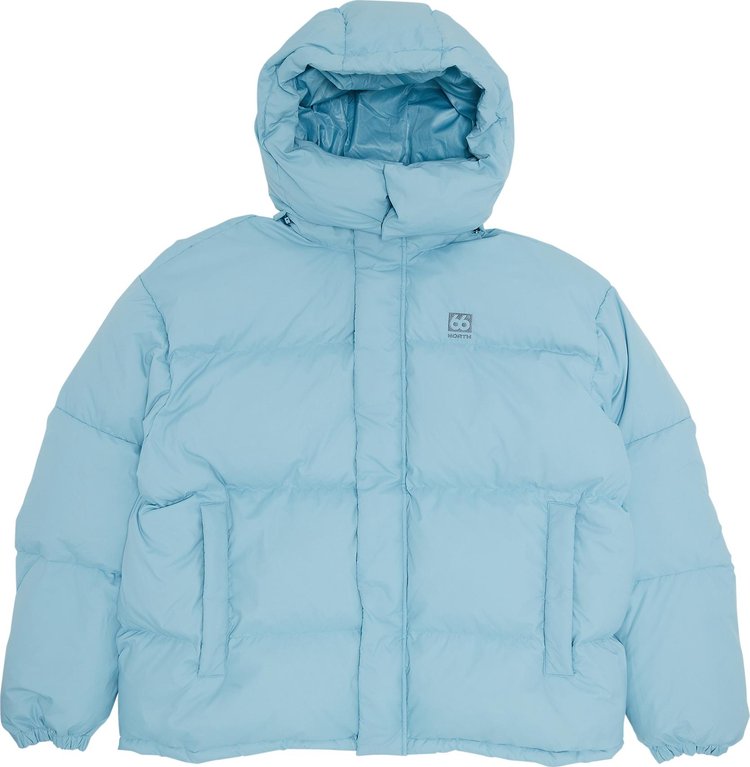 Pre-Owned 66 North Dyngja Down Jacket 'Deep Crystal Blue', From the Closet of Shygirl