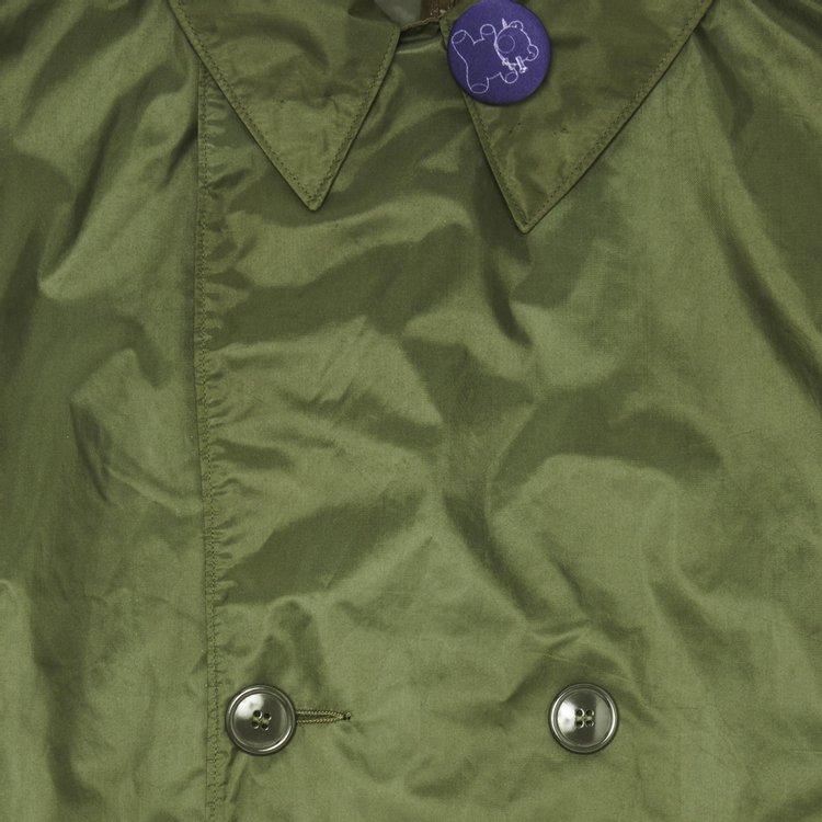 Vintage Trench Coat With Undercover Pin Olive From the Closet of ASAP Nast