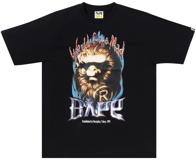 BAPE Ape Head Tee Black