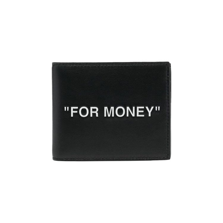 Off-White Men's Portacarte Quote Black