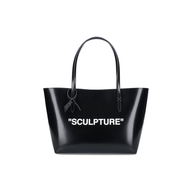 Logo Tote Bag in New Off White Stripe