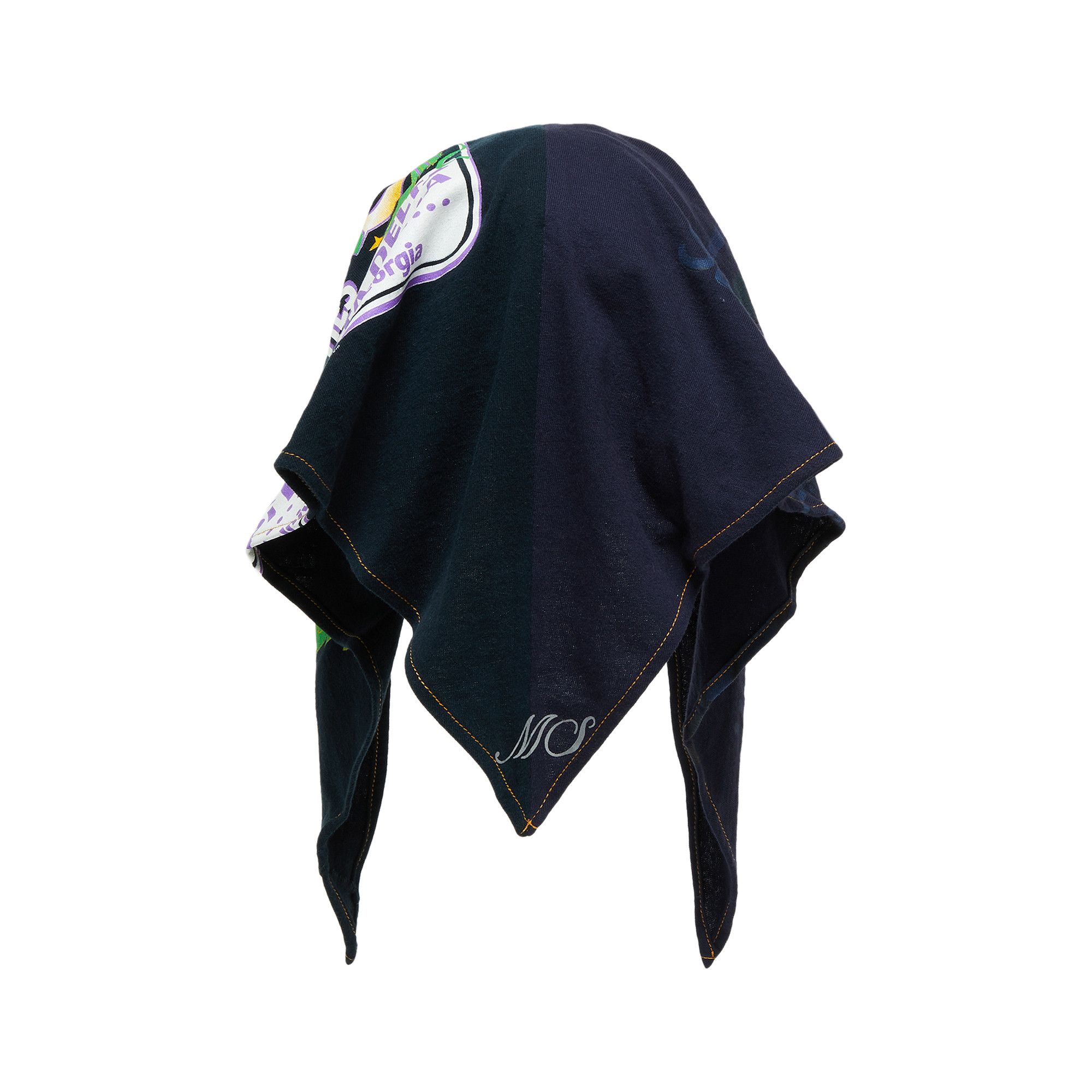 Buy Marine Serre Graphic T-Shirt Veiled Cap 'Black' - A139FW22XU