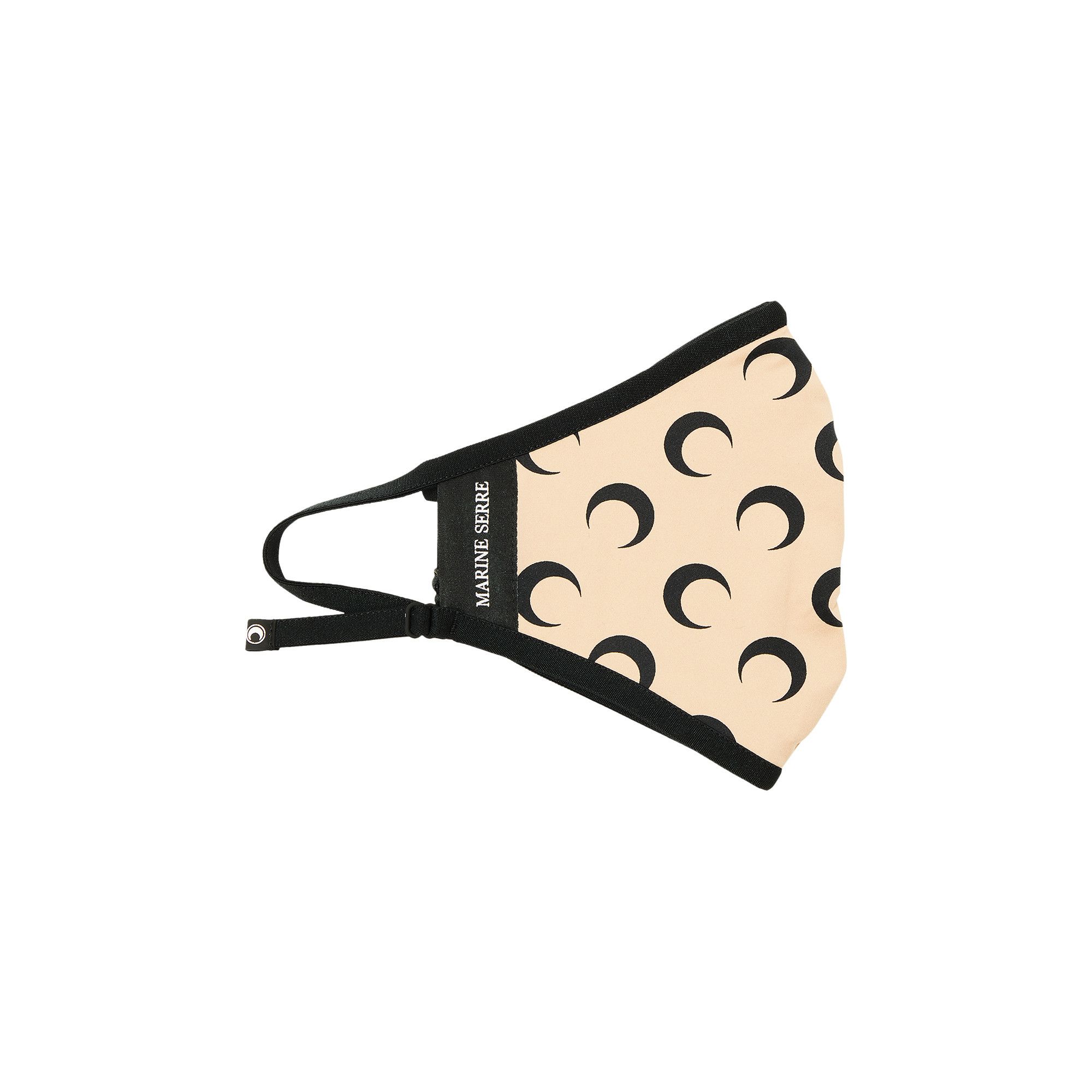 MARINE SERRE | ALL OVER MOON DAILY MASK MOON BROWN マスク MARINE SERRE | ALL OVER MOON DAILY MASK MOON BROWN マスク