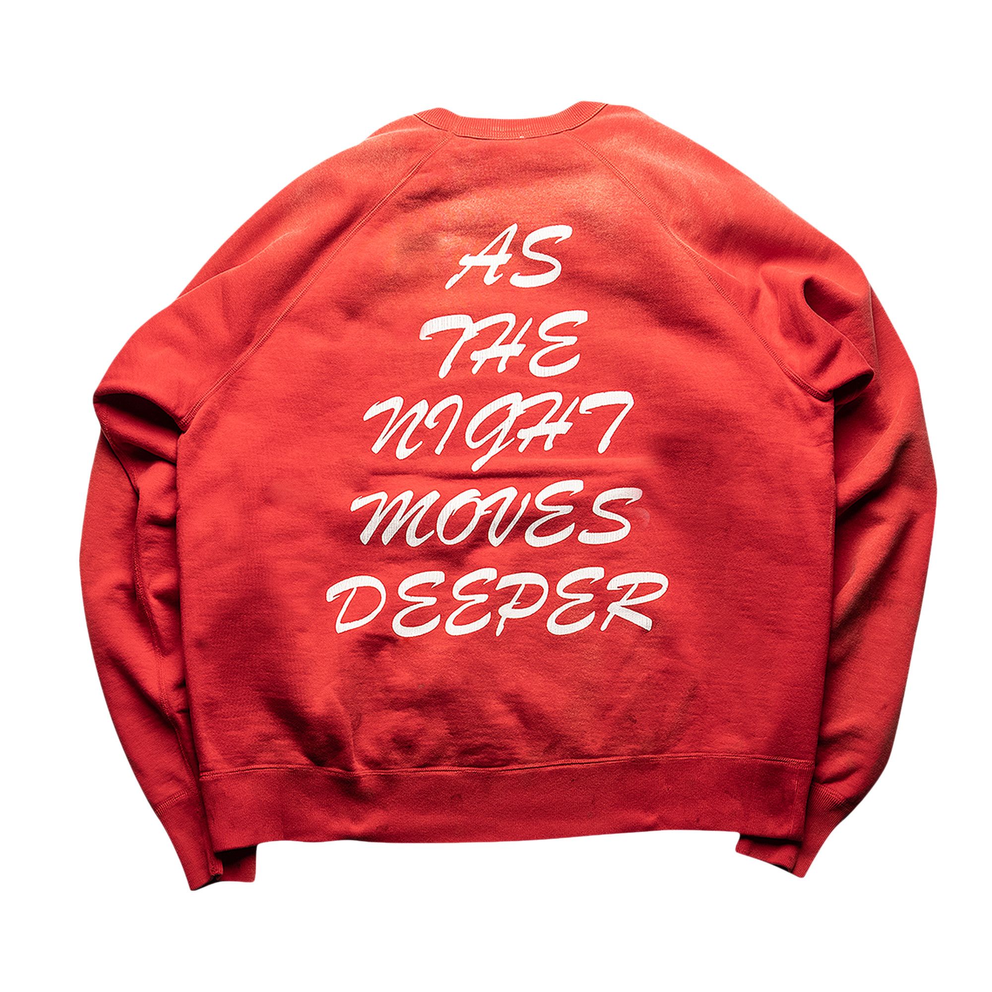 Buy SAINT Mxxxxxx Kiss Me Crewneck 'Red' - SM A22 0000 019 | GOAT